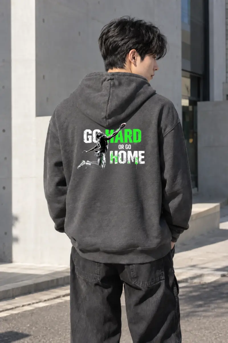 "Go Hard Or Go Home" Heavy Blend Unisex Pullover Hoodie | Gildan 18500