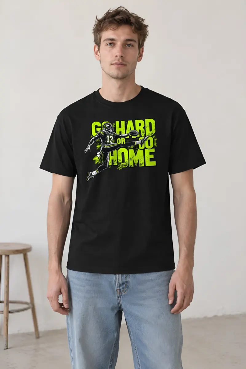 "Go Hard Or Go Home" Heavyweight Unisex Crewneck T-shirt