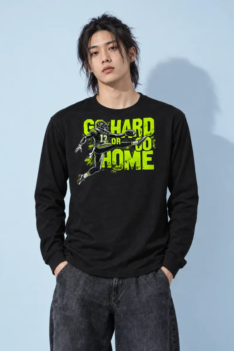 "Go Hard Or Go Home" Unisex Longsleeve T-shirt