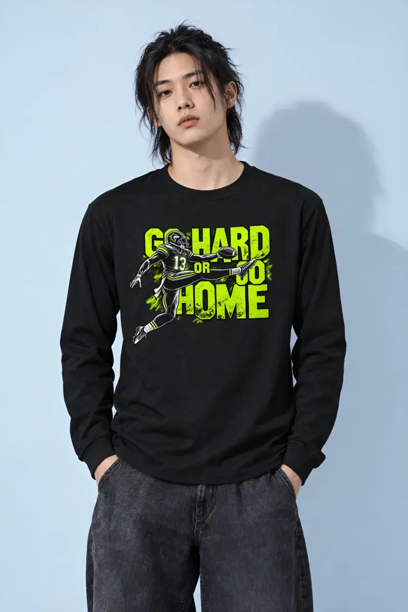 "Go Hard Or Go Home" Unisex Longsleeve T-shirt