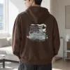 "Go With The Flow" Heavy Blend Unisex Pullover Hoodie | Gildan 18500