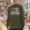 "Go With The Flow" Unisex Longsleeve T-shirt | Gildan 2400