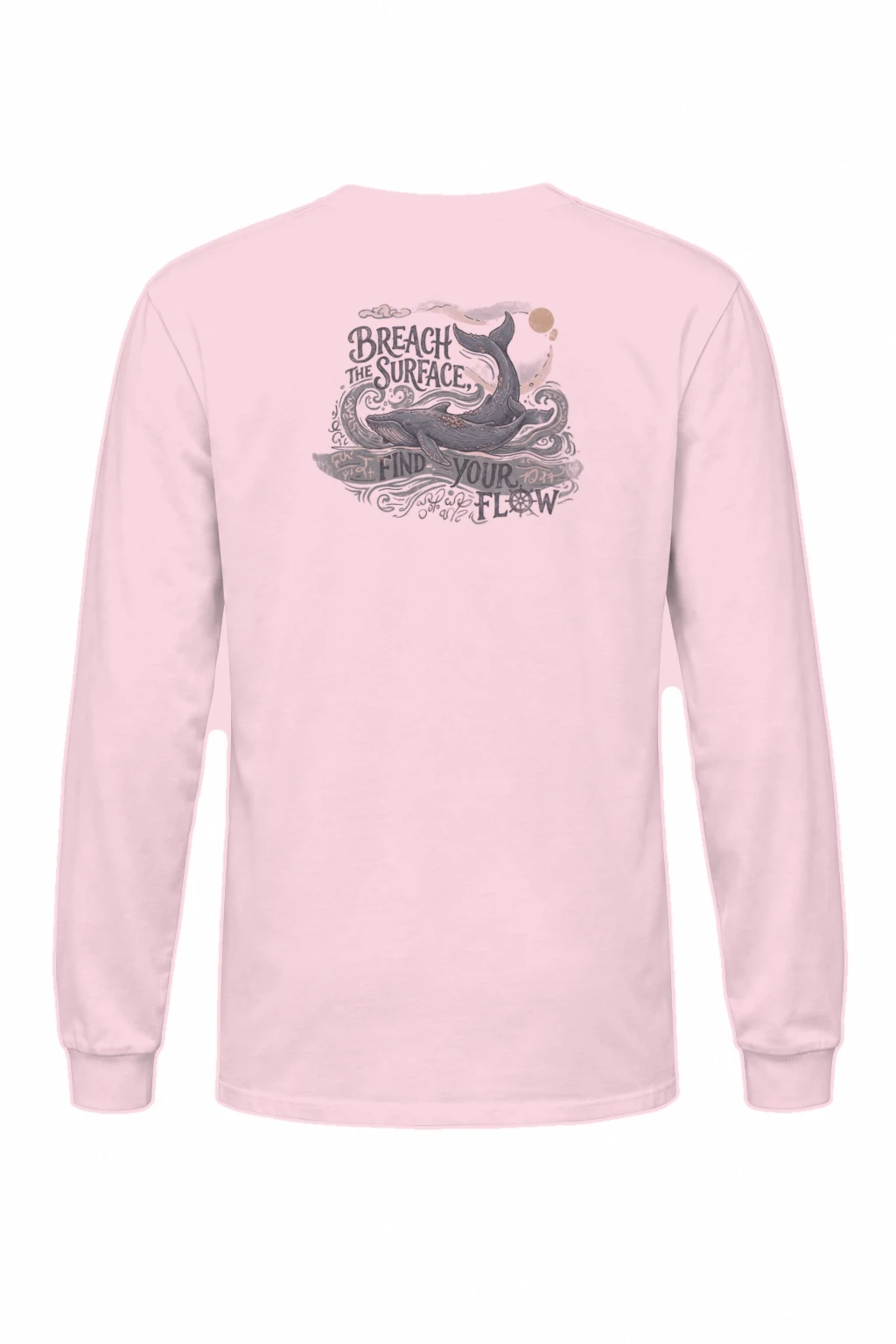 "Go With The Flow" Unisex Longsleeve T-shirt | Gildan 2400