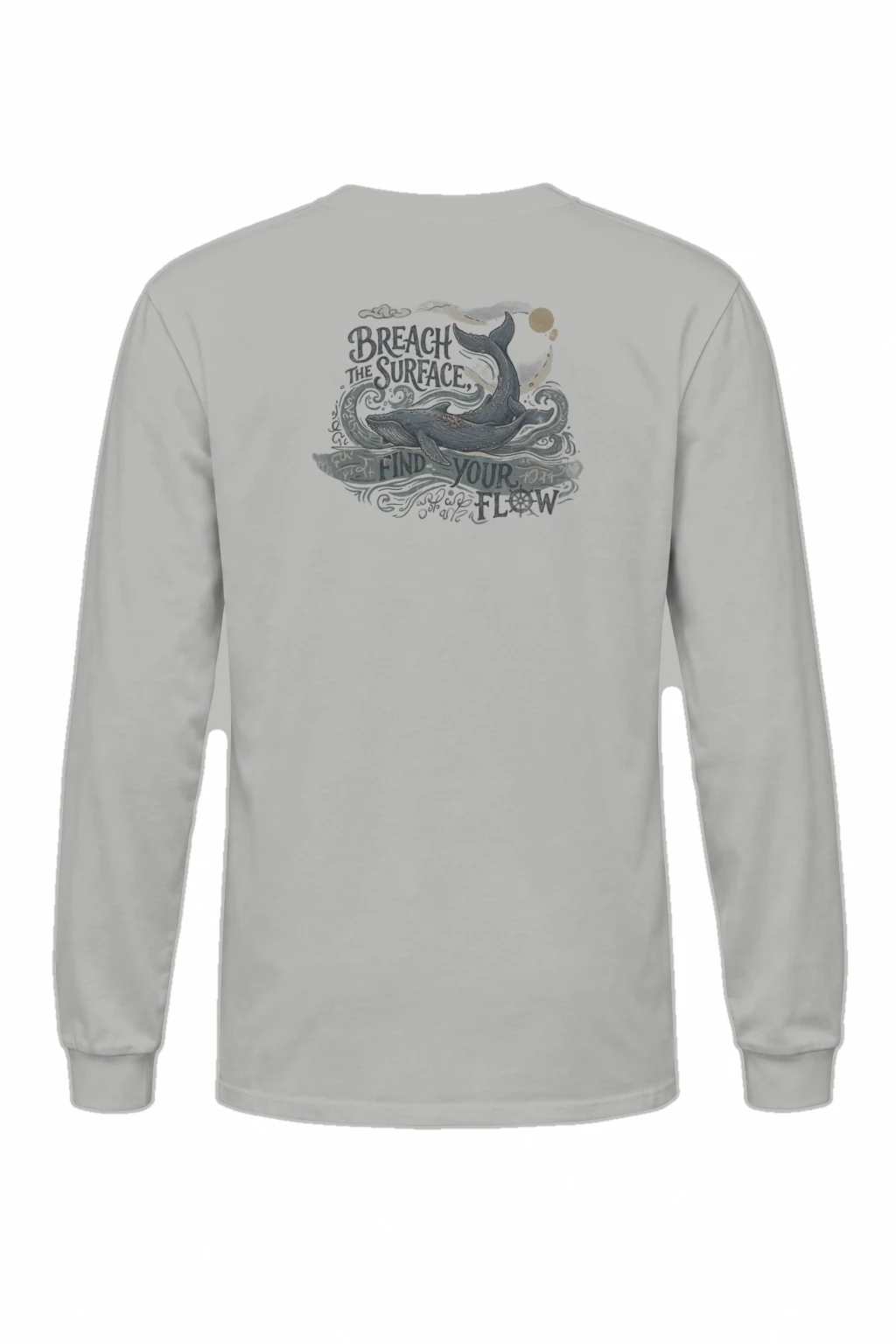 "Go With The Flow" Unisex Longsleeve T-shirt | Gildan 2400