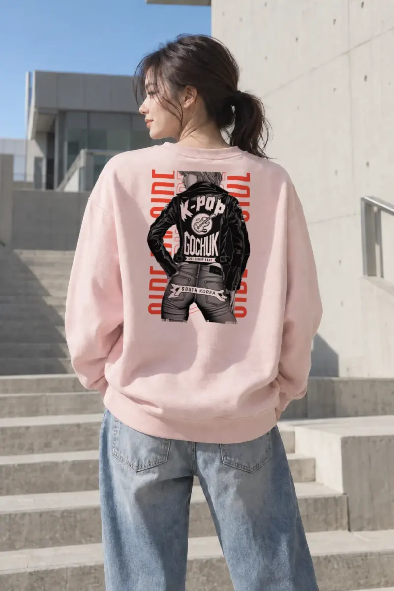 “Gochuk Girl Band” Heavy Blend Unisex Crewneck Sweatshirt | Gildan 18000