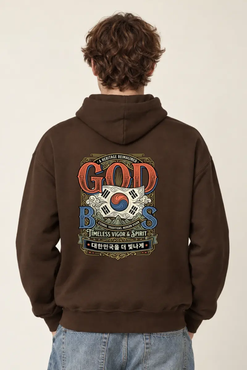 "God Bless Heritage" Heavy Blend Unisex Pullover Hoodie