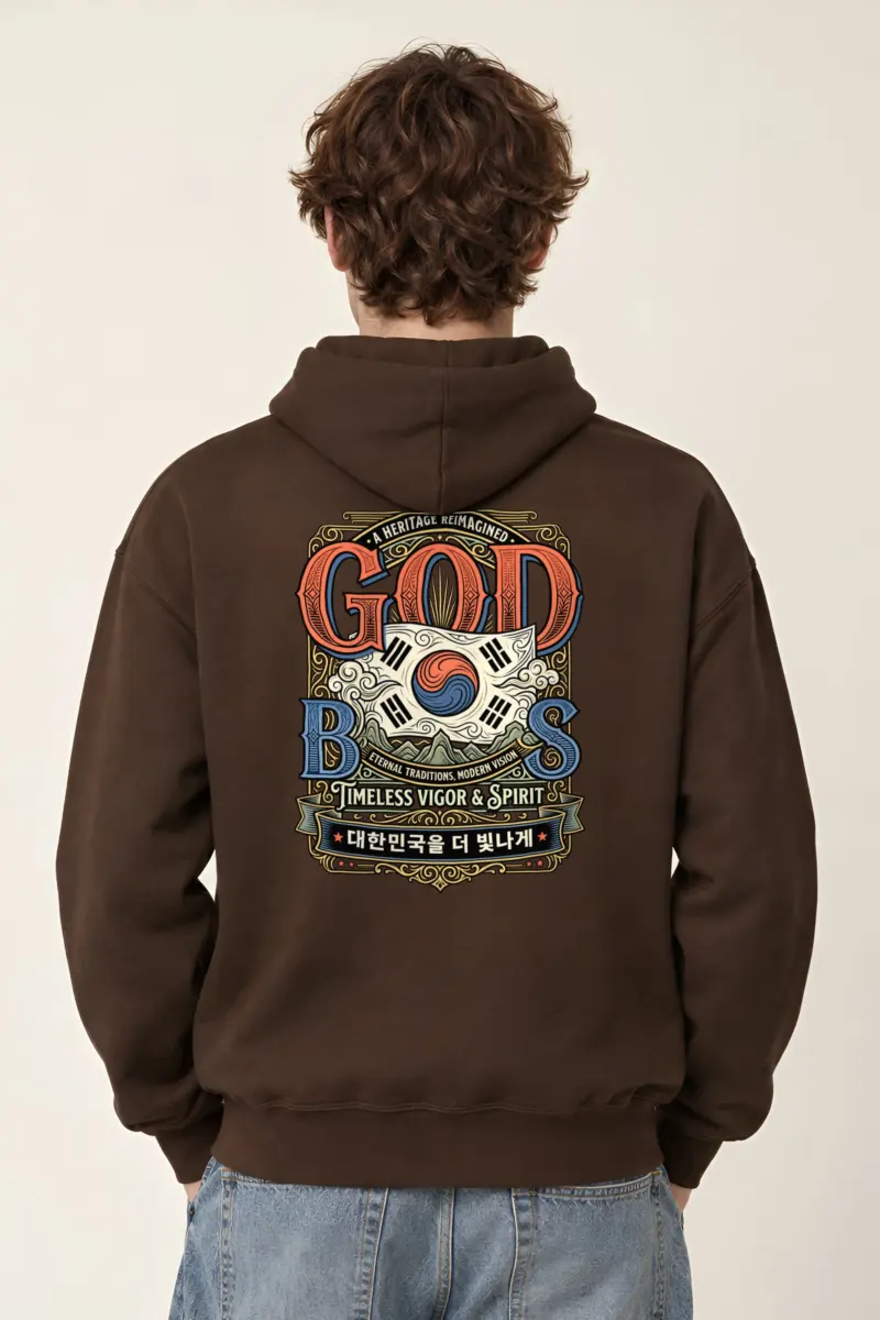 "God Bless Heritage" Heavy Blend Unisex Pullover Hoodie