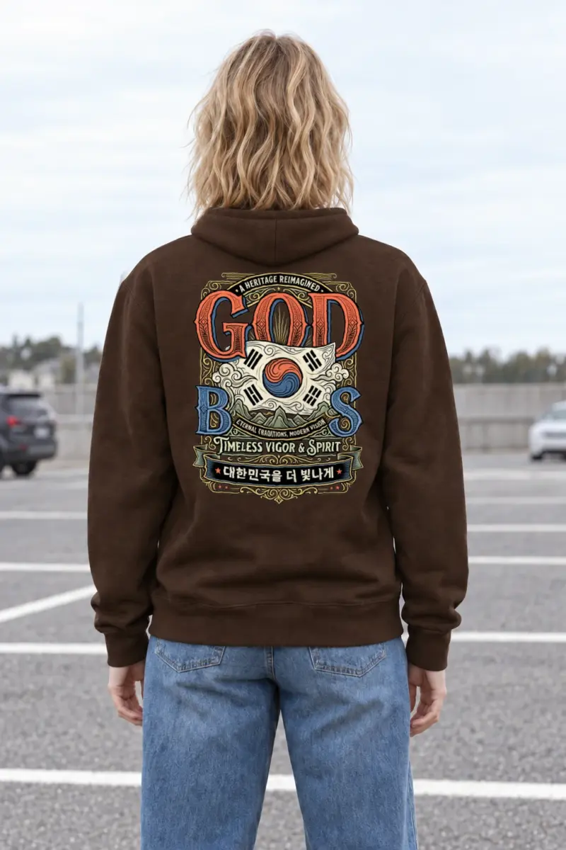"God Bless Heritage" Heavy Blend Unisex Pullover Hoodie