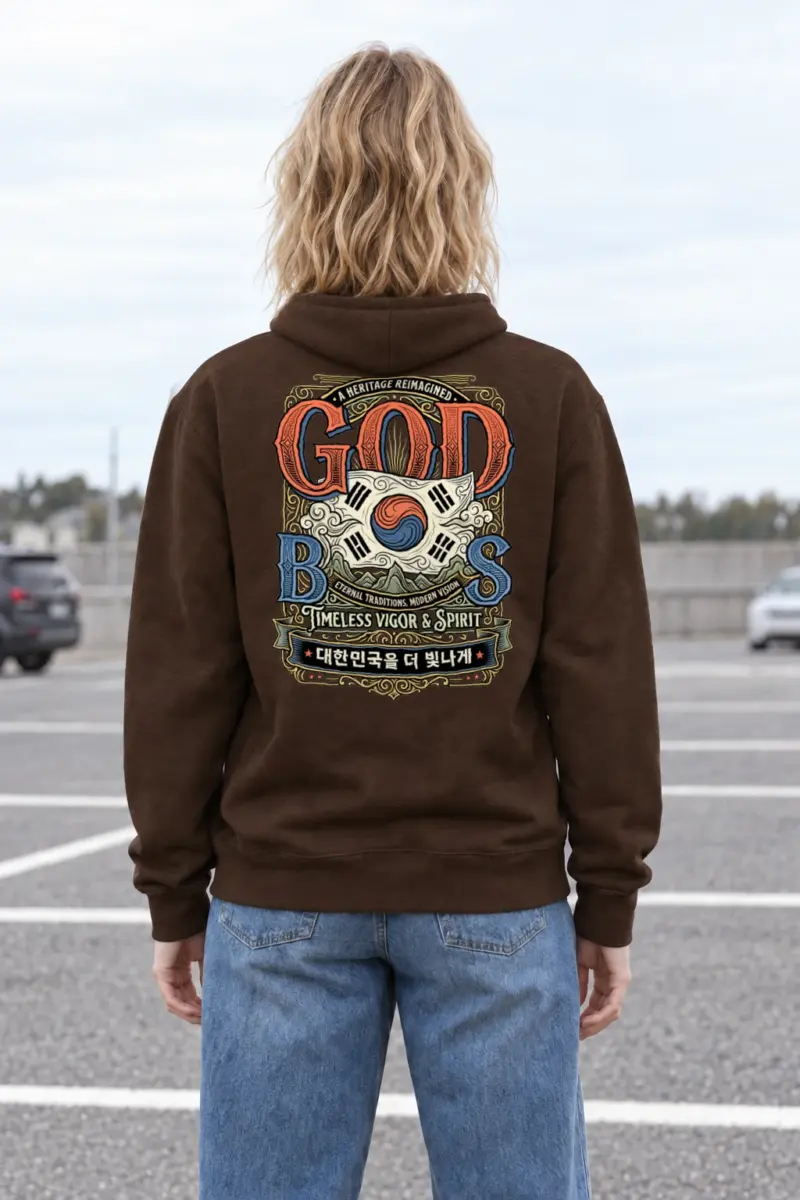 "God Bless Heritage" Heavy Blend Unisex Pullover Hoodie