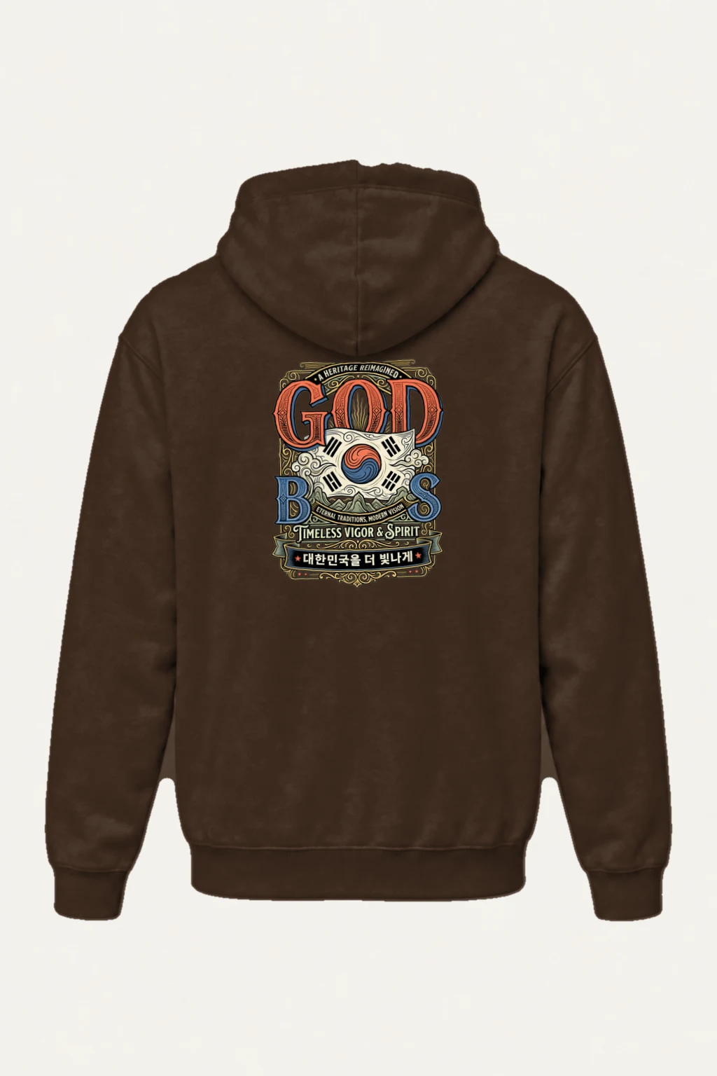 "God Bless Heritage" Heavy Blend Unisex Pullover Hoodie | Gildan 18500