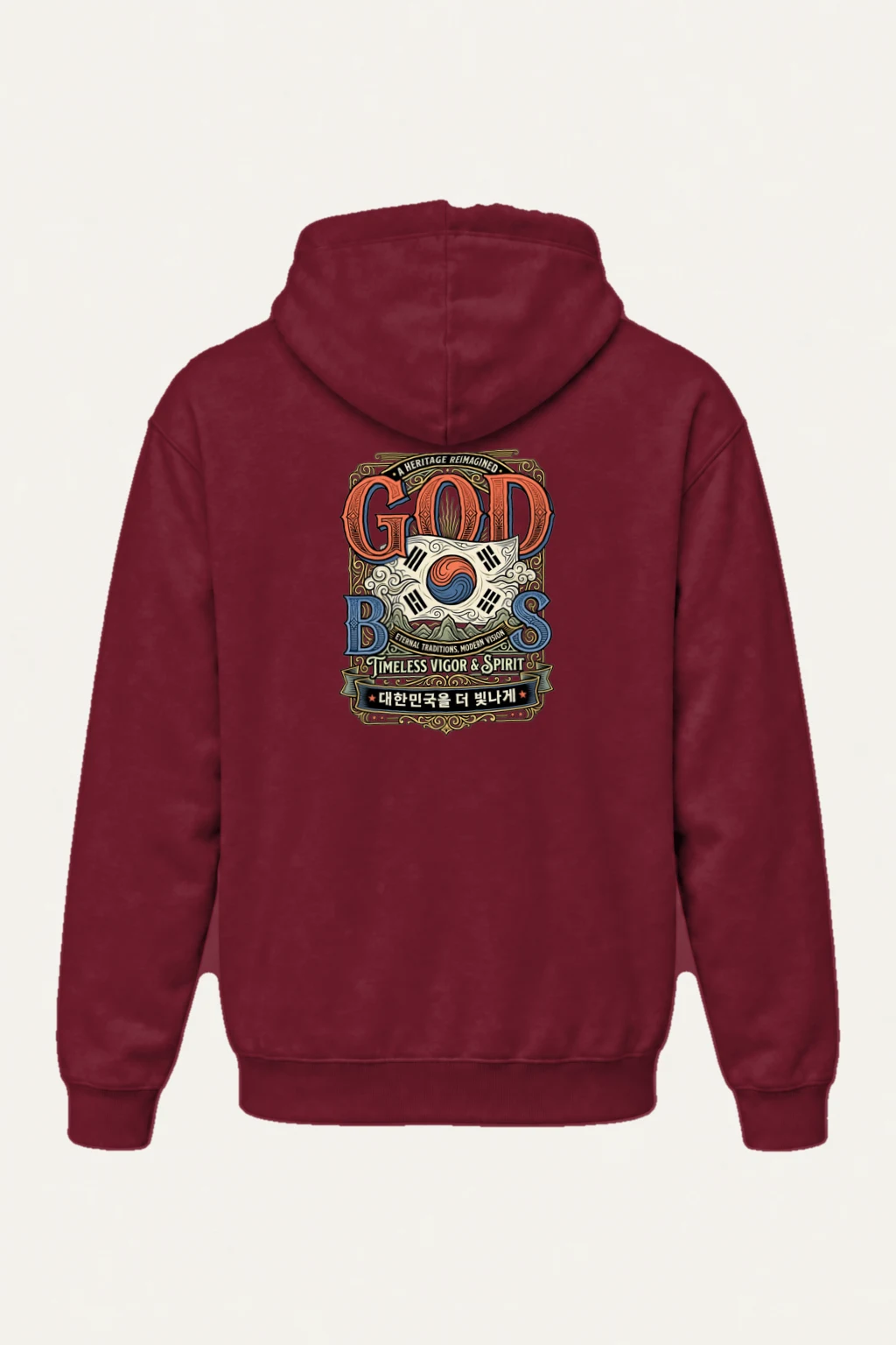 "God Bless Heritage" Heavy Blend Unisex Pullover Hoodie | Gildan 18500