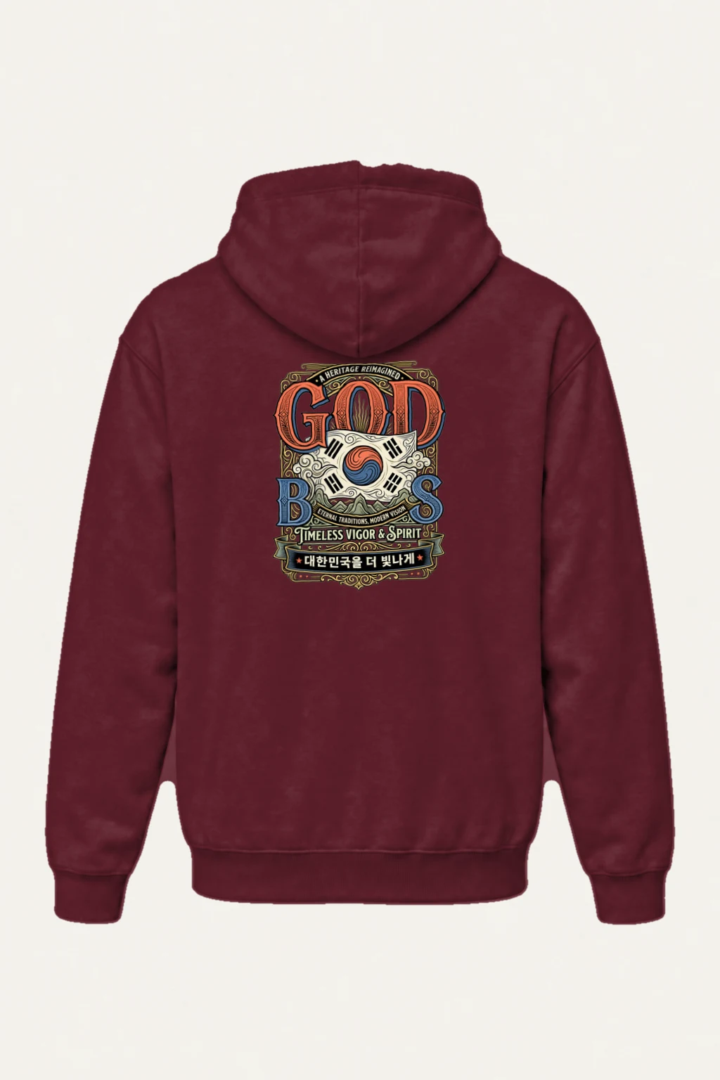 "God Bless Heritage" Heavy Blend Unisex Pullover Hoodie | Gildan 18500