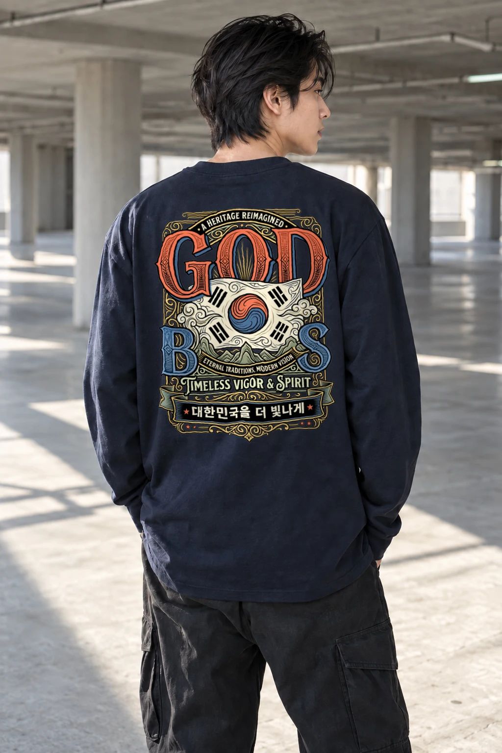 "God Bless Heritage" Unisex Longsleeve T-shirt | Gildan 2400
