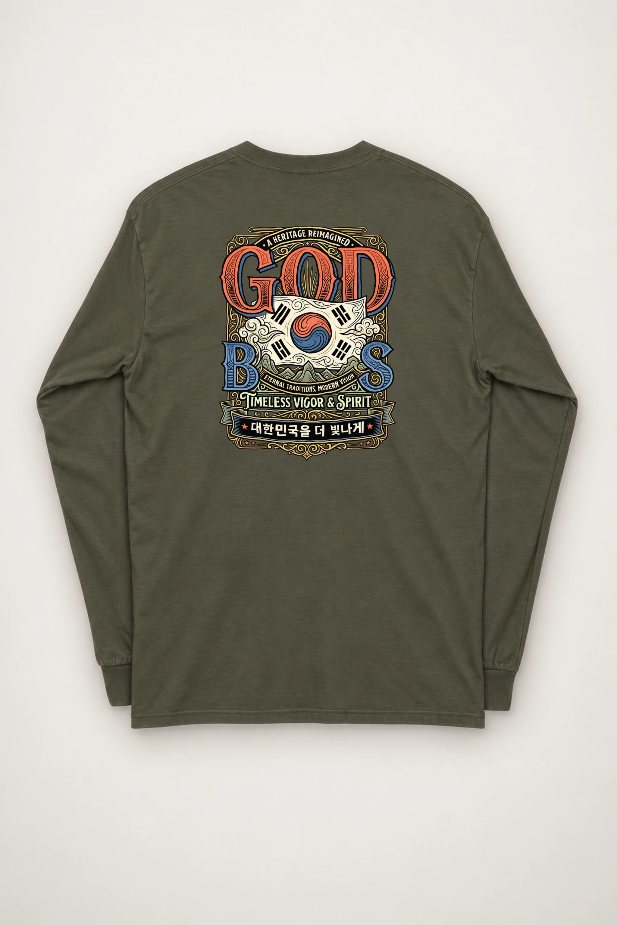 "God Bless Heritage" Unisex Longsleeve T-shirt