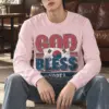 "God Bless Korea" Unisex Longsleeve T-shirt