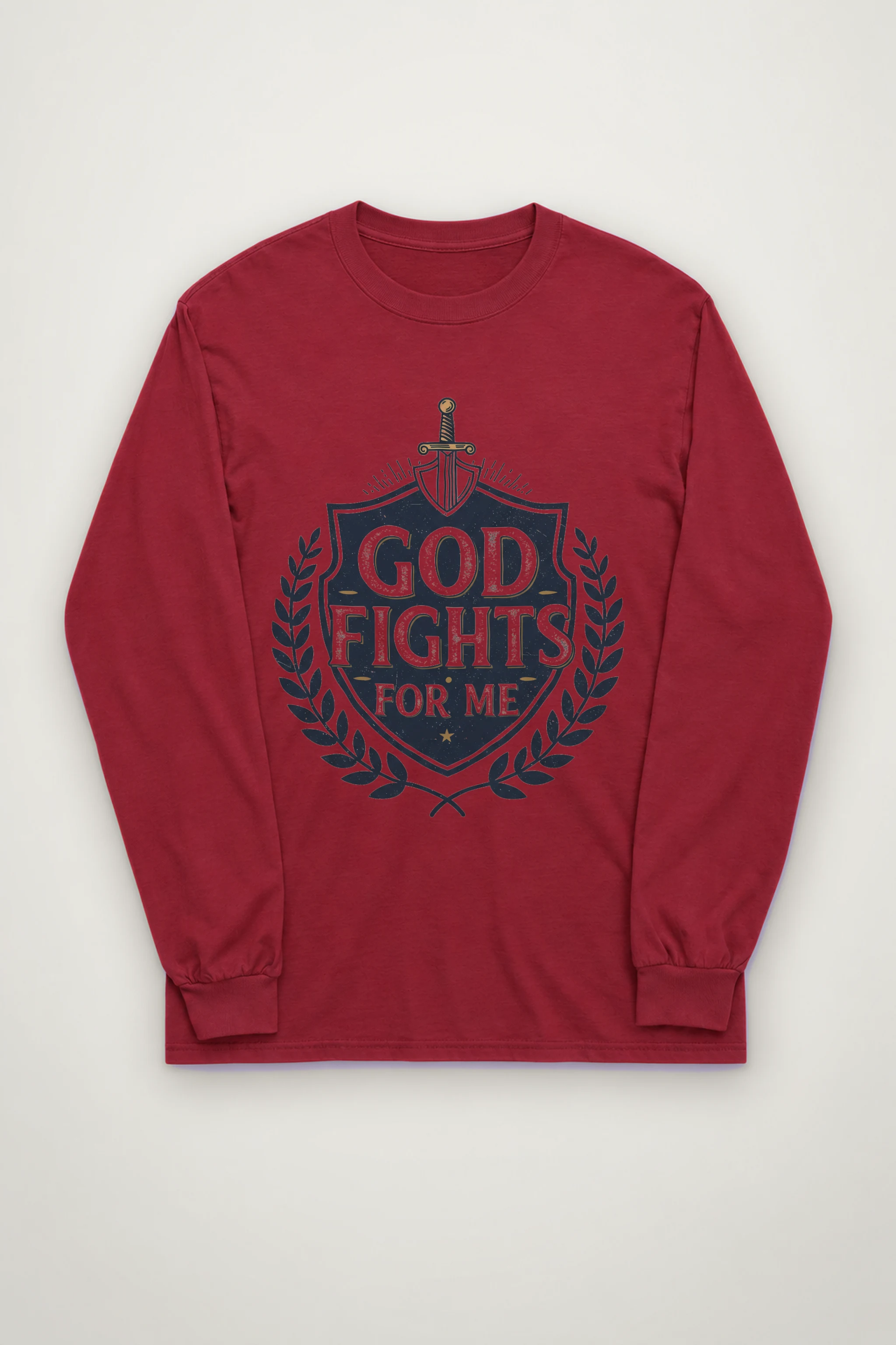 "God Fights For Me" Unisex Longsleeve T-shirt