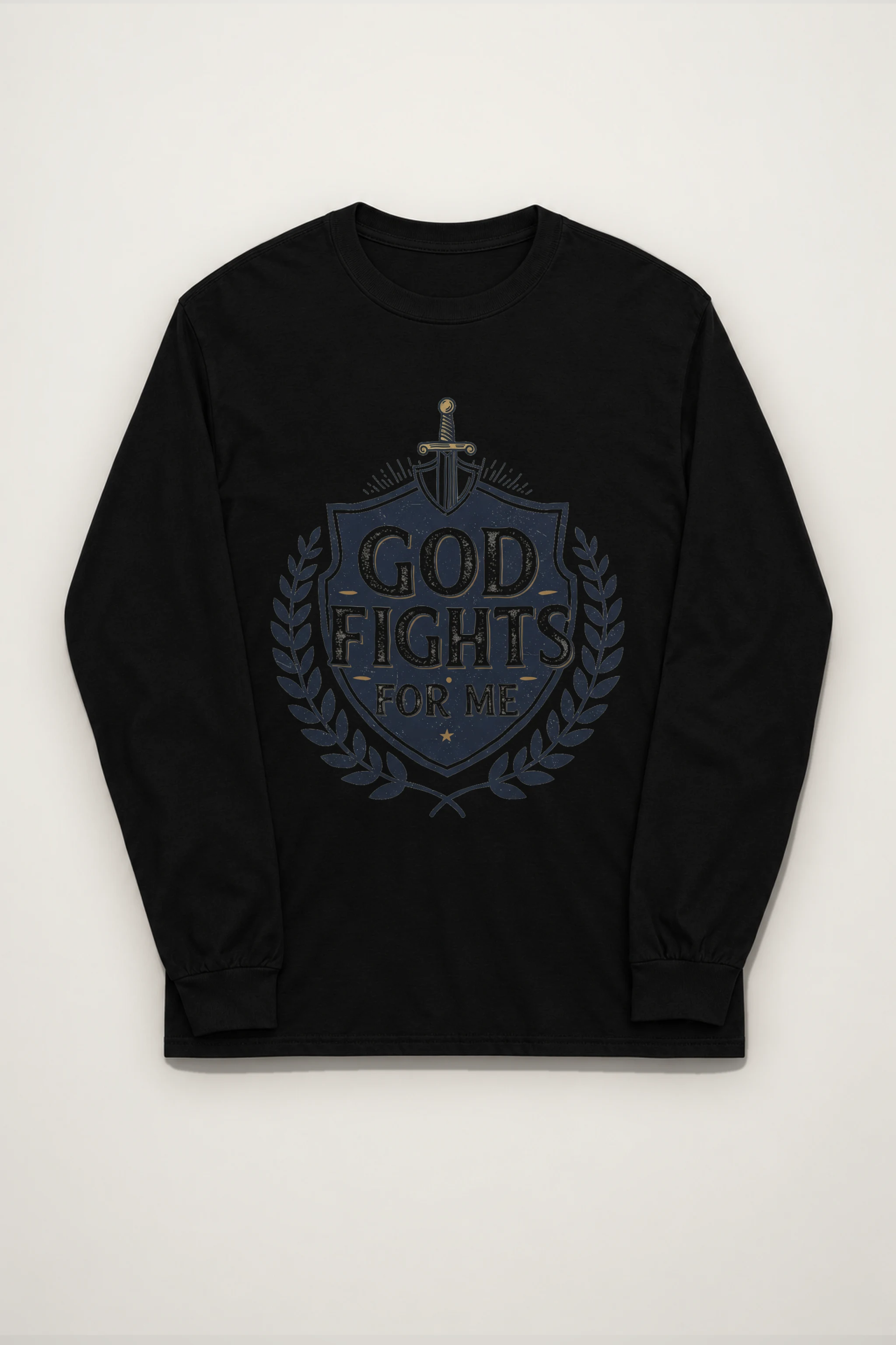 "God Fights For Me" Unisex Longsleeve T-shirt