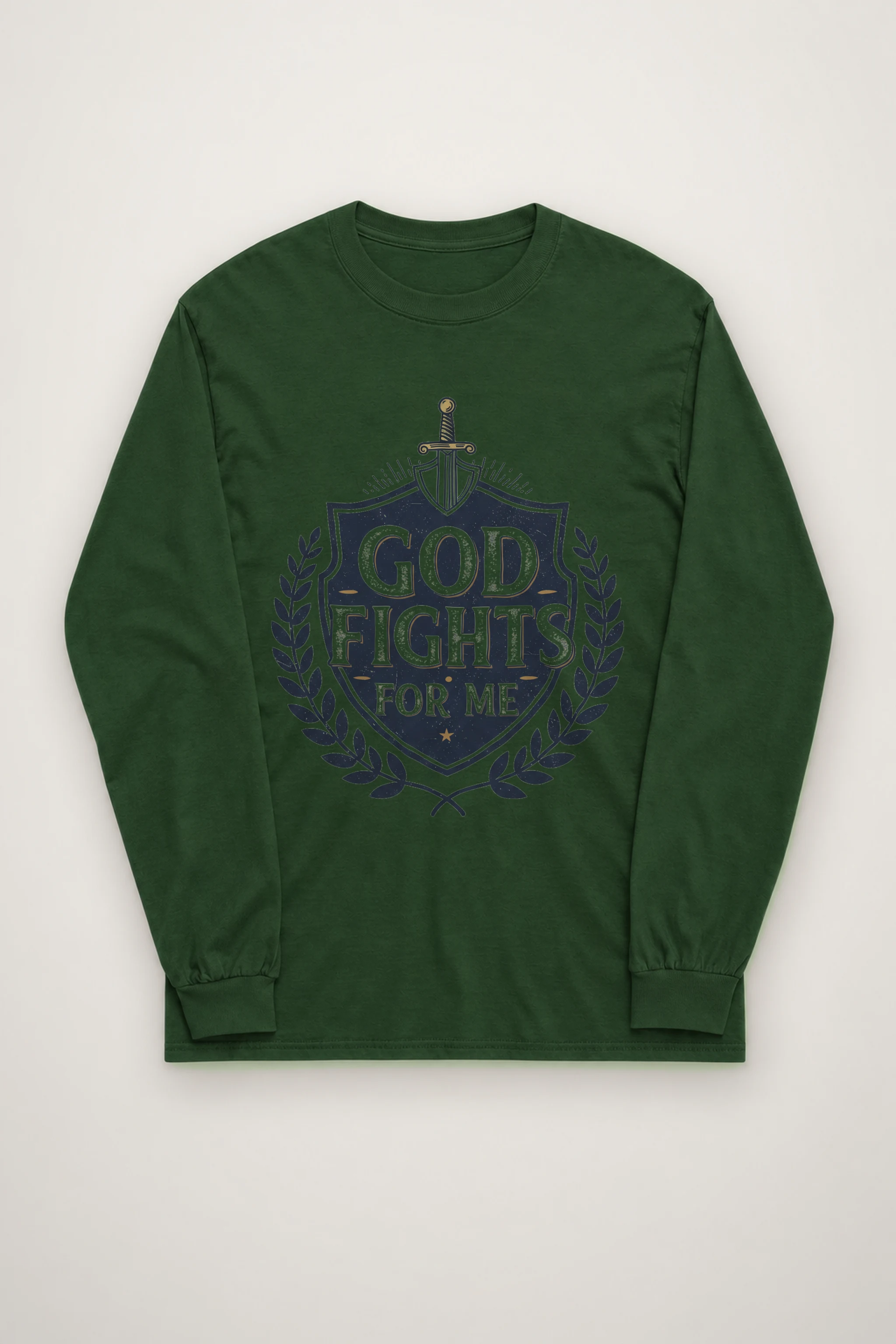 "God Fights For Me" Unisex Longsleeve T-shirt