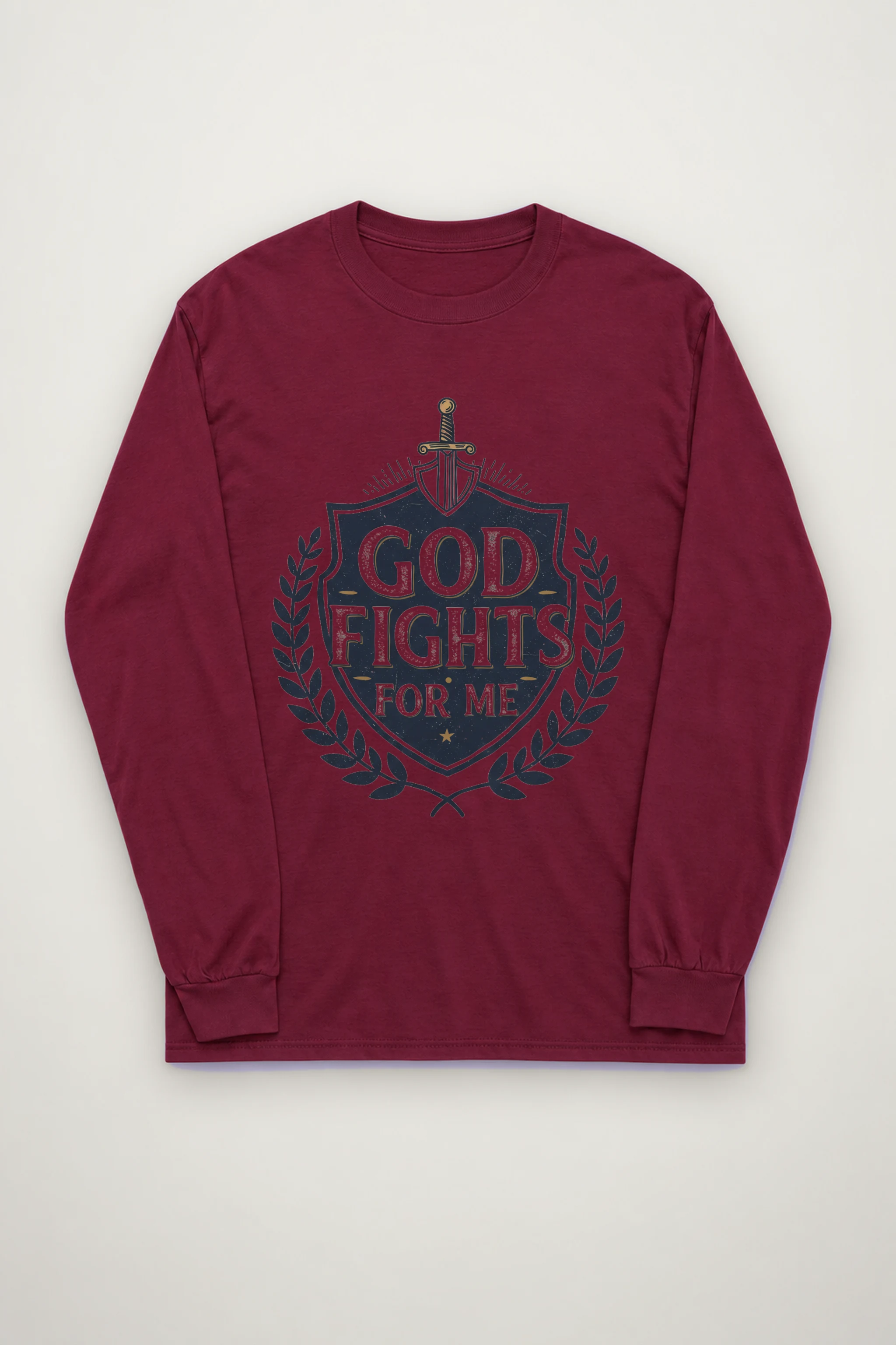 "God Fights For Me" Unisex Longsleeve T-shirt