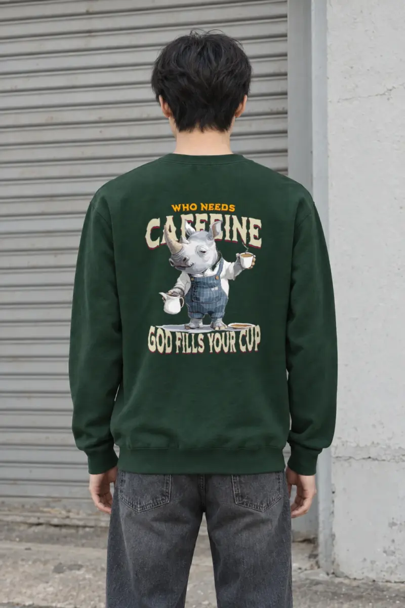 "God Fills Your Cup" Heavy Blend Unisex Crewneck Sweatshirt