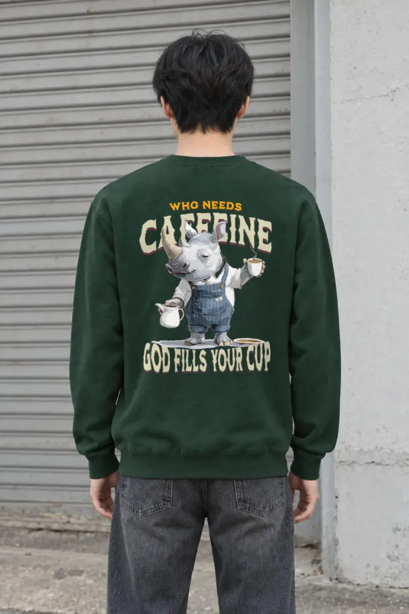 "God Fills Your Cup" Heavy Blend Unisex Crewneck Sweatshirt