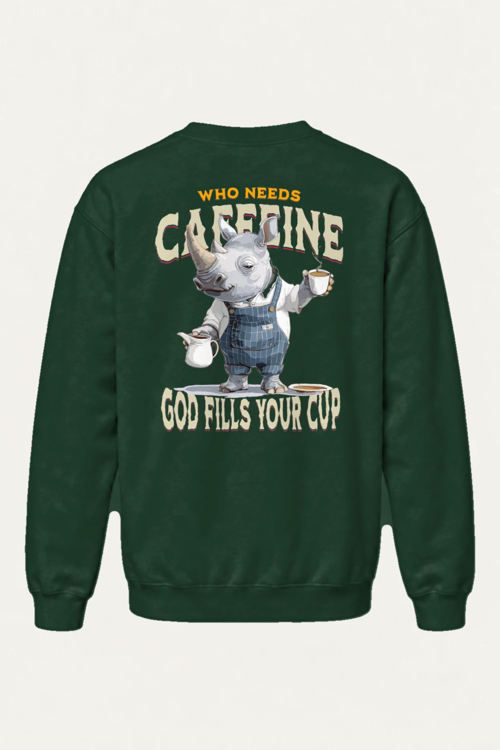 "God Fills Your Cup" Heavy Blend Unisex Crewneck Sweatshirt | Gildan 18000