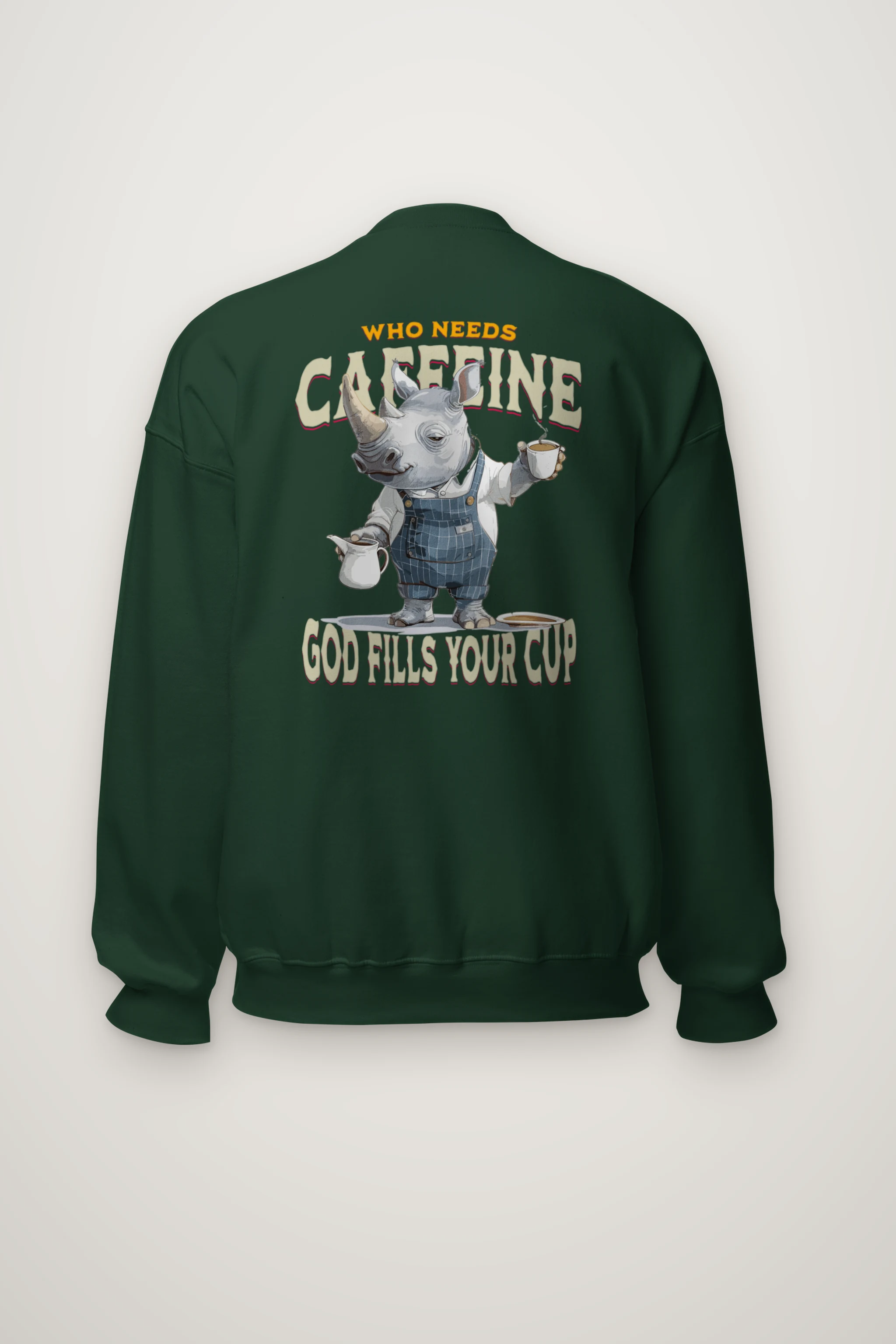 "God Fills Your Cup" Heavy Blend Unisex Crewneck Sweatshirt