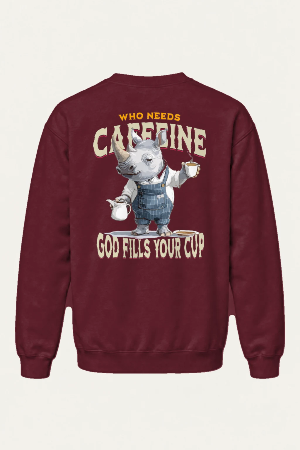 "God Fills Your Cup" Heavy Blend Unisex Crewneck Sweatshirt | Gildan 18000
