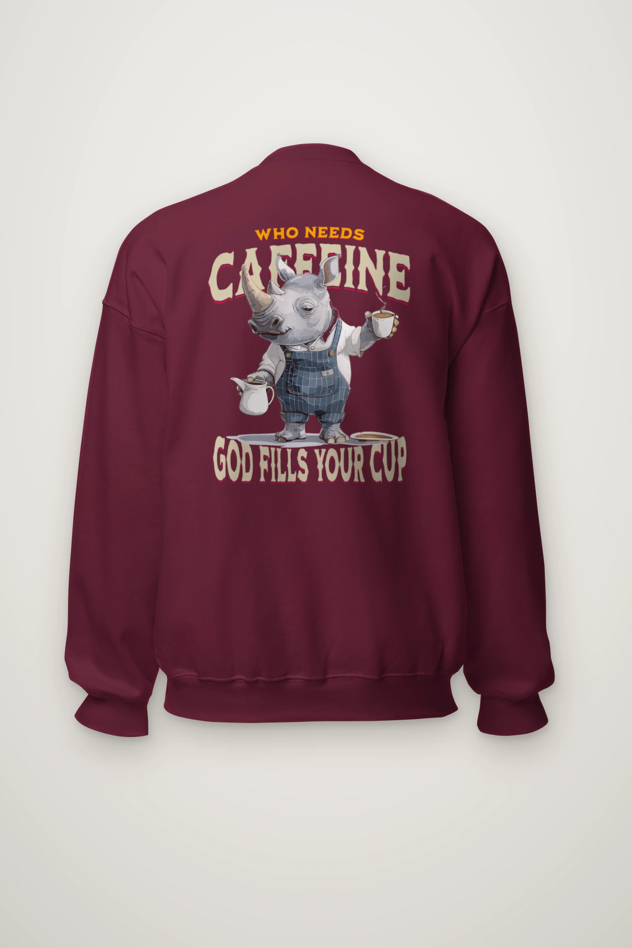 "God Fills Your Cup" Heavy Blend Unisex Crewneck Sweatshirt