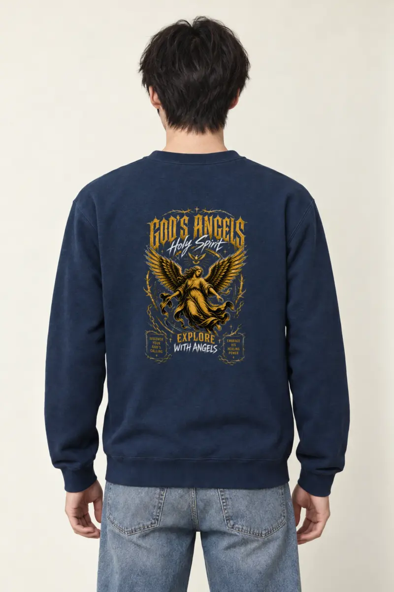 "God’s Angels" Heavy Blend Unisex Crewneck Sweatshirt