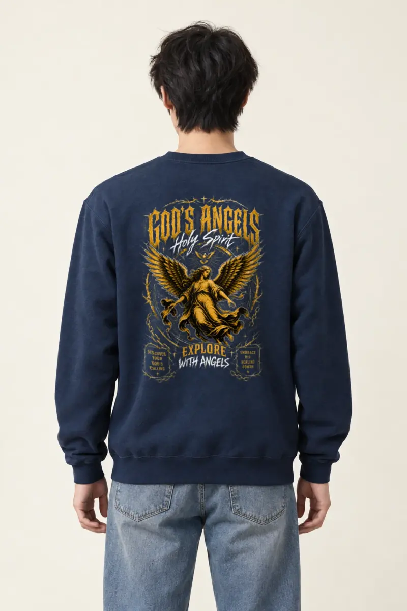 "God’s Angels" Heavy Blend Unisex Crewneck Sweatshirt