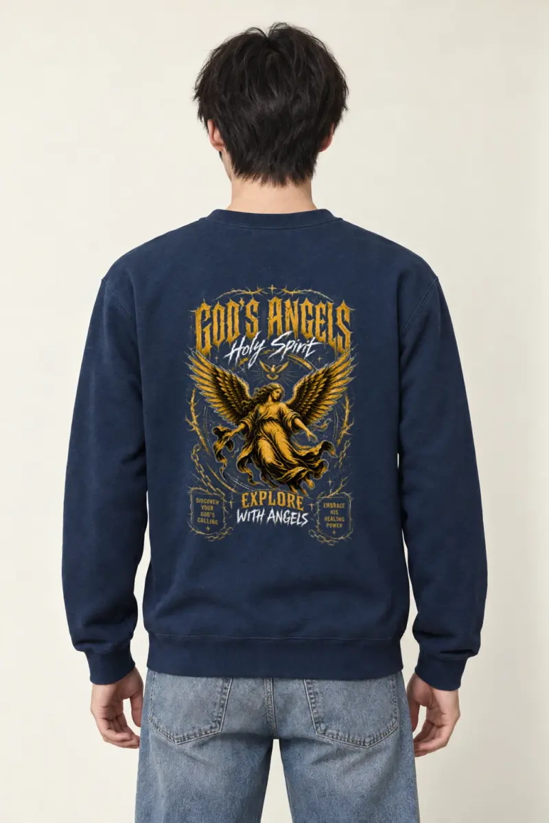 "God’s Angels" Heavy Blend Unisex Crewneck Sweatshirt