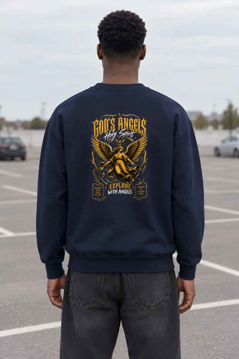 "God’s Angels" Heavy Blend Unisex Crewneck Sweatshirt
