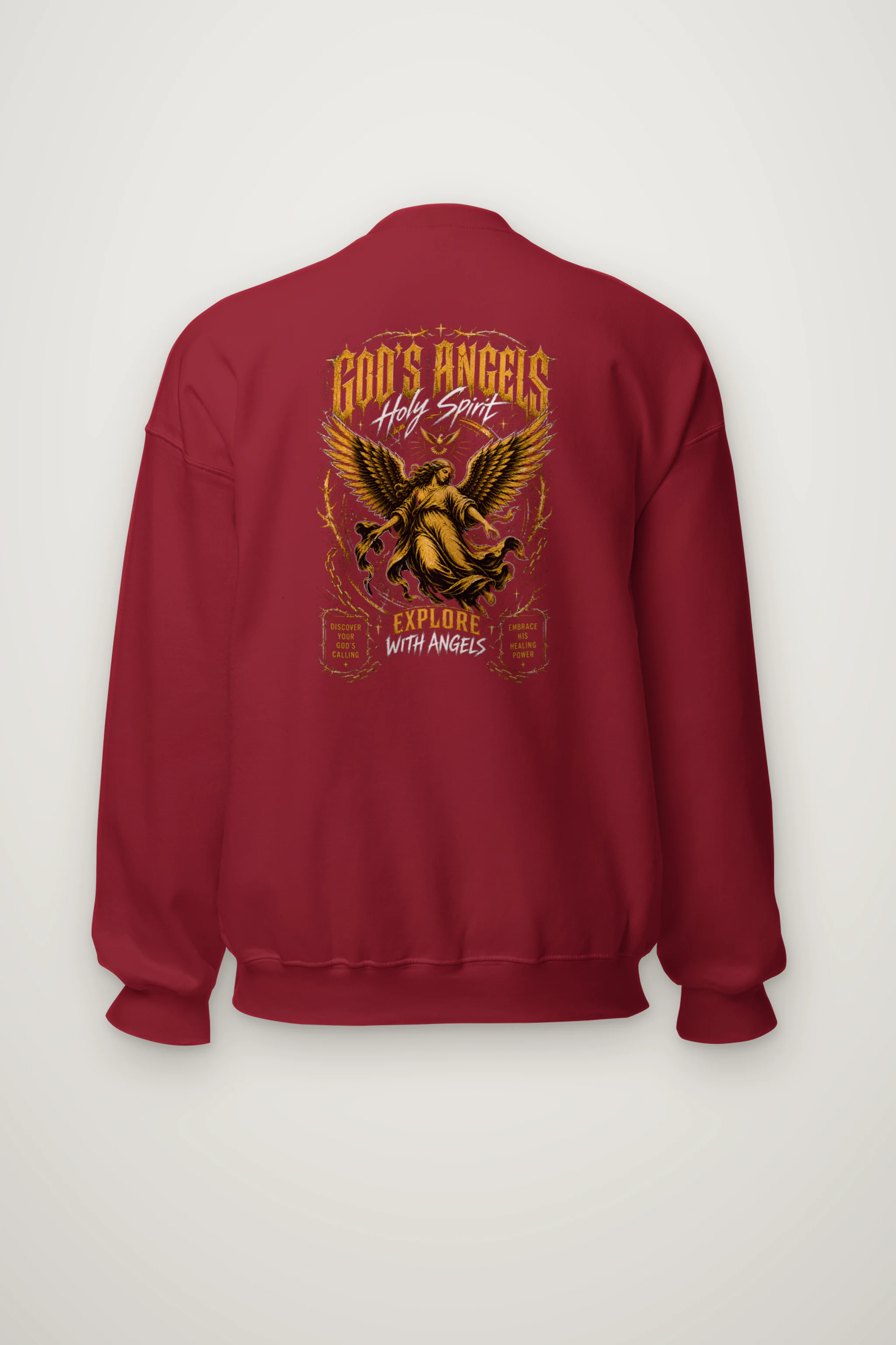 "God’s Angels" Heavy Blend Unisex Crewneck Sweatshirt