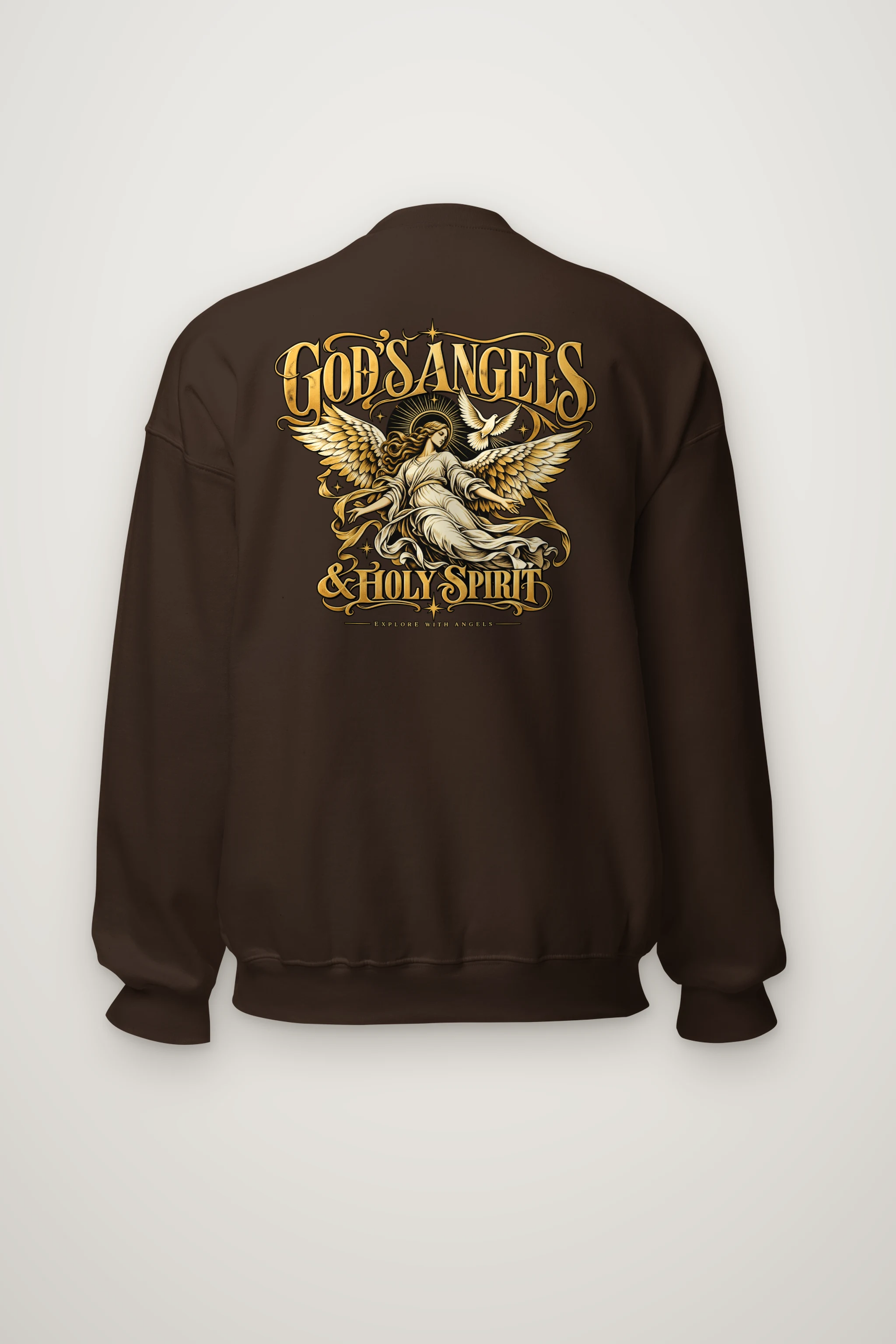 "God's Angels" Heavy Blend Unisex Crewneck Sweatshirt