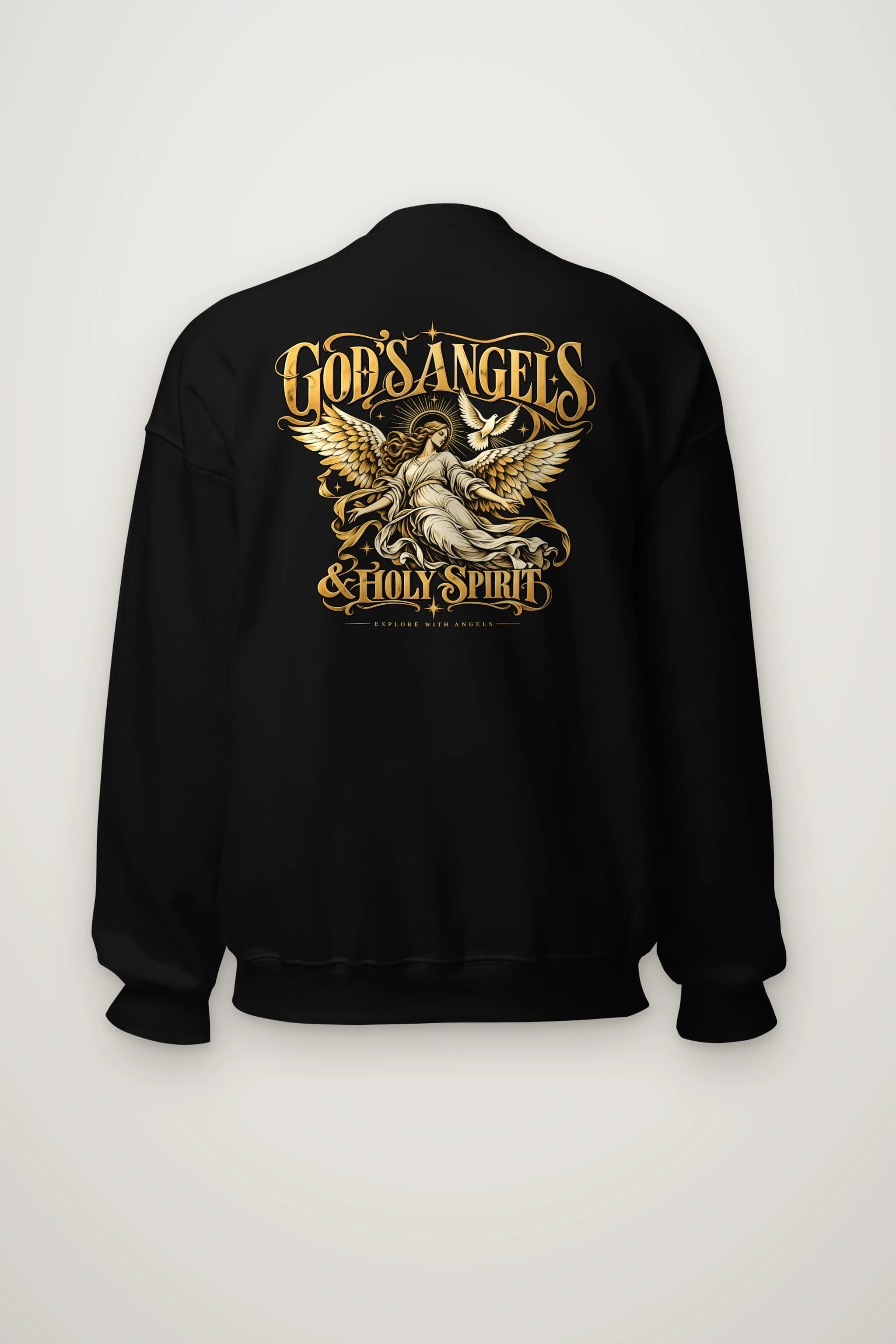 "God's Angels" Heavy Blend Unisex Crewneck Sweatshirt