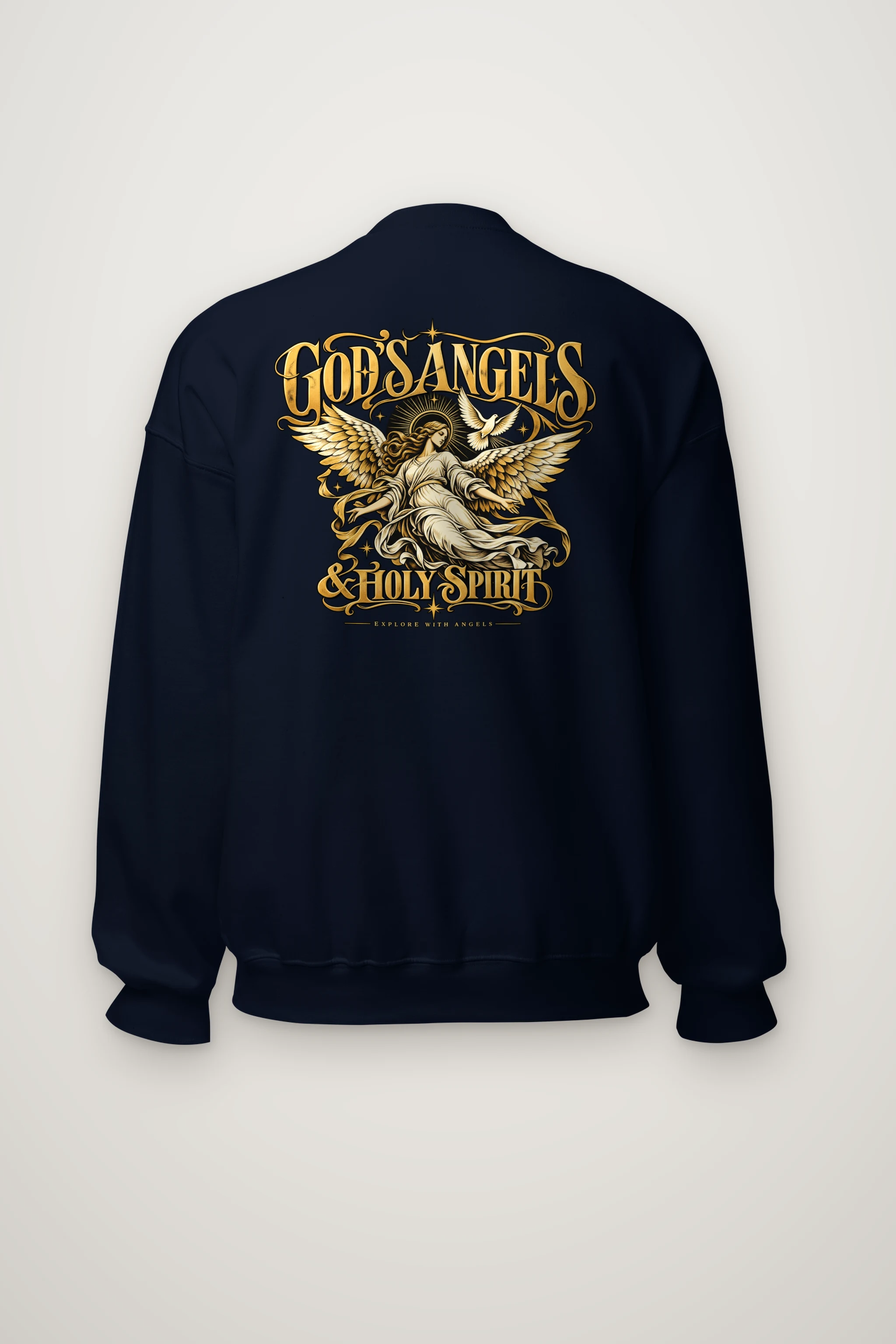 "God's Angels" Heavy Blend Unisex Crewneck Sweatshirt