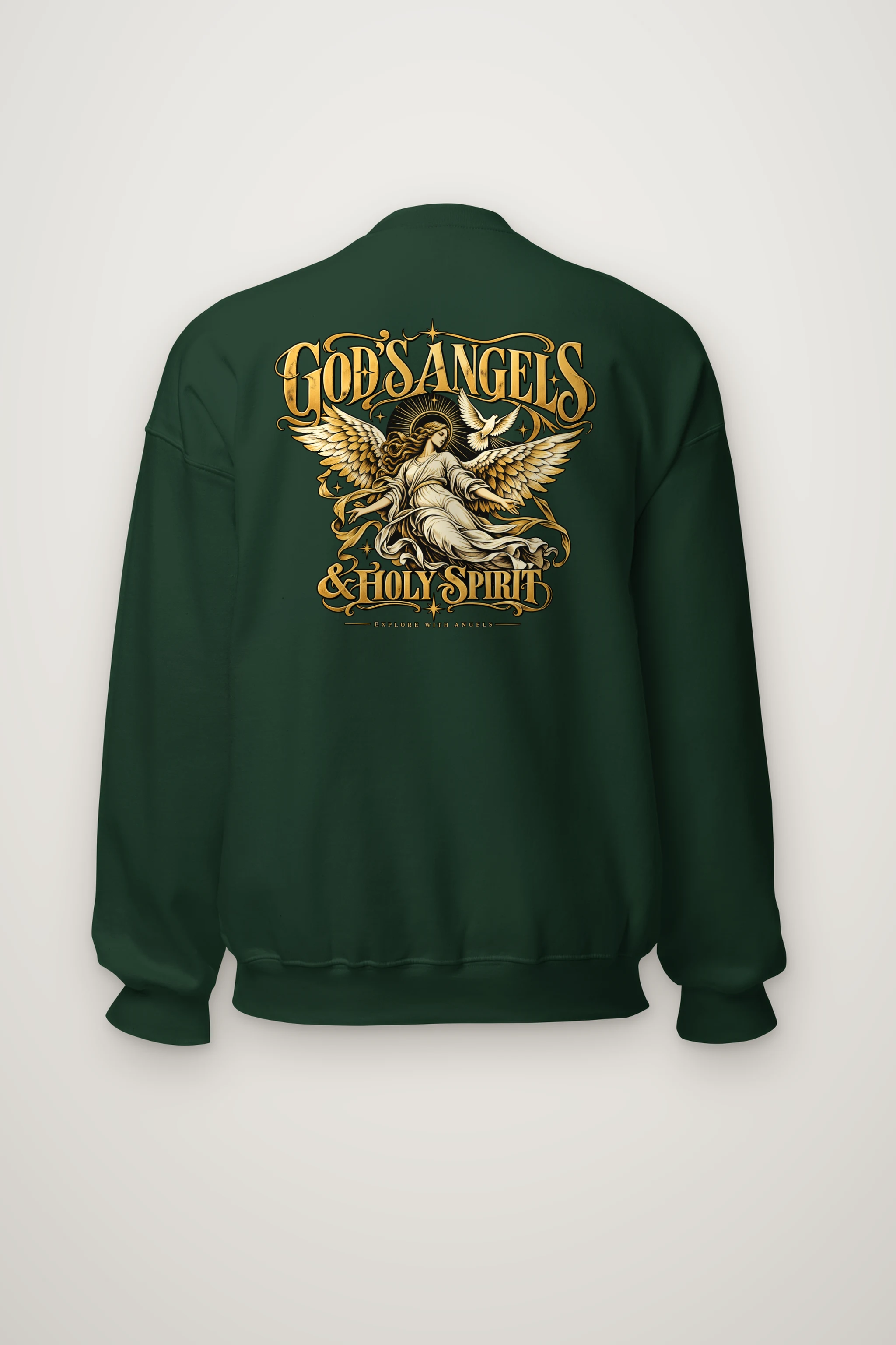"God's Angels" Heavy Blend Unisex Crewneck Sweatshirt