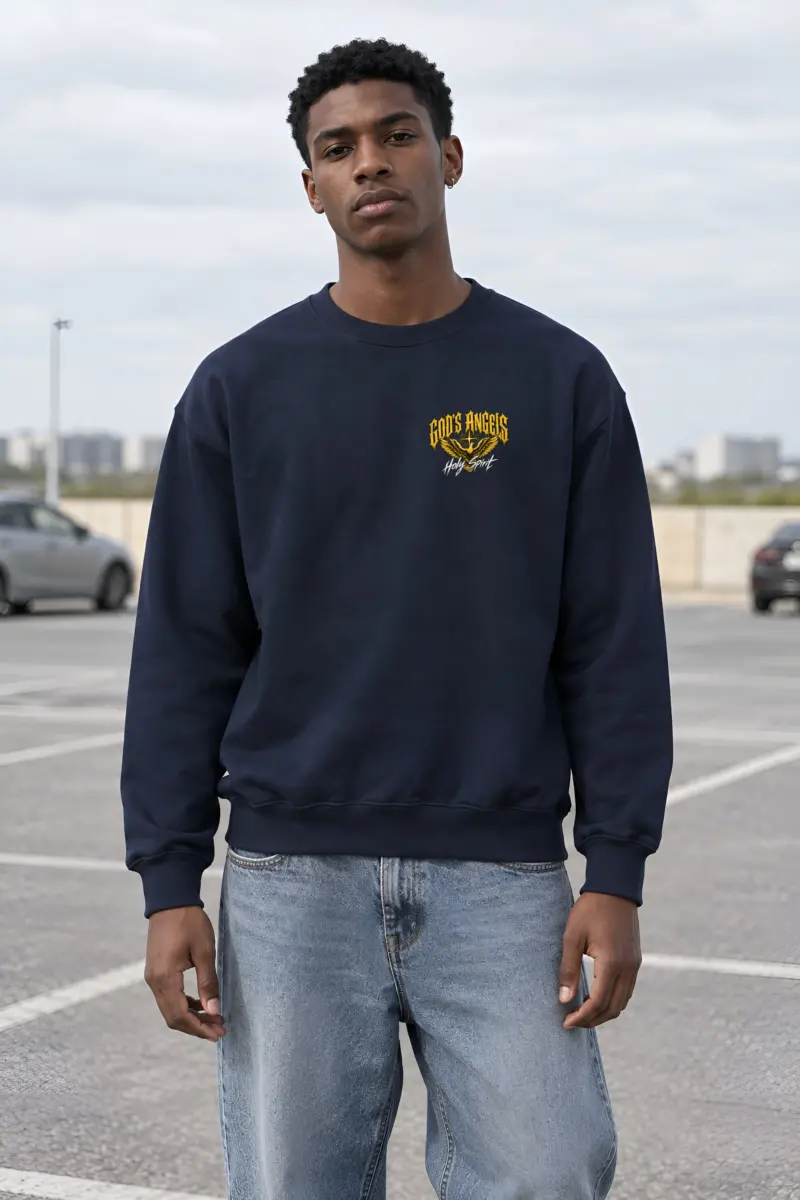 "God’s Angels" Heavy Blend Unisex Crewneck Sweatshirt