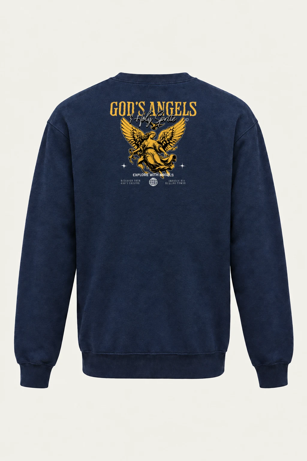 "God's Angels" Heavy Blend Unisex Crewneck Sweatshirt | Gildan 18000