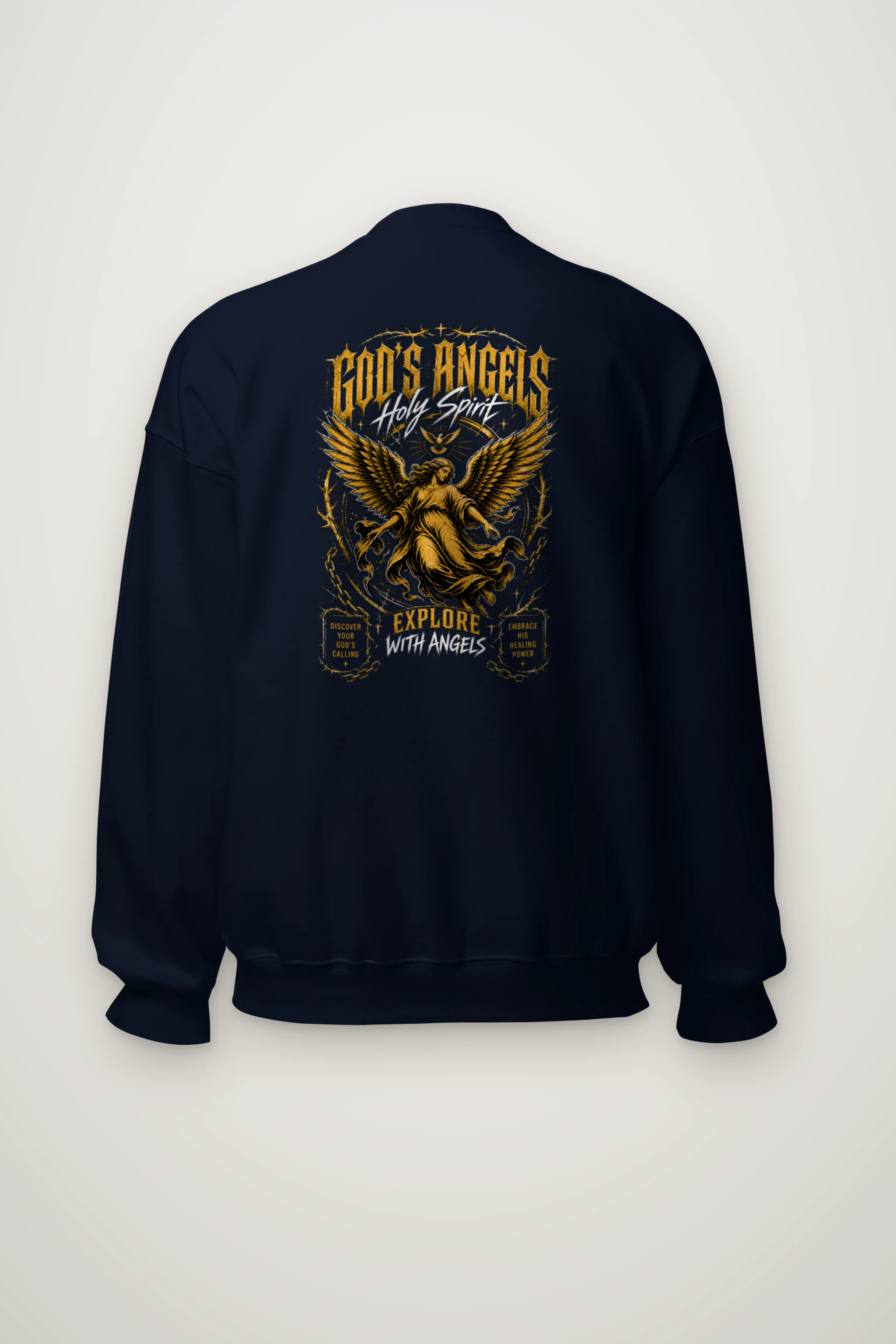 "God’s Angels" Heavy Blend Unisex Crewneck Sweatshirt
