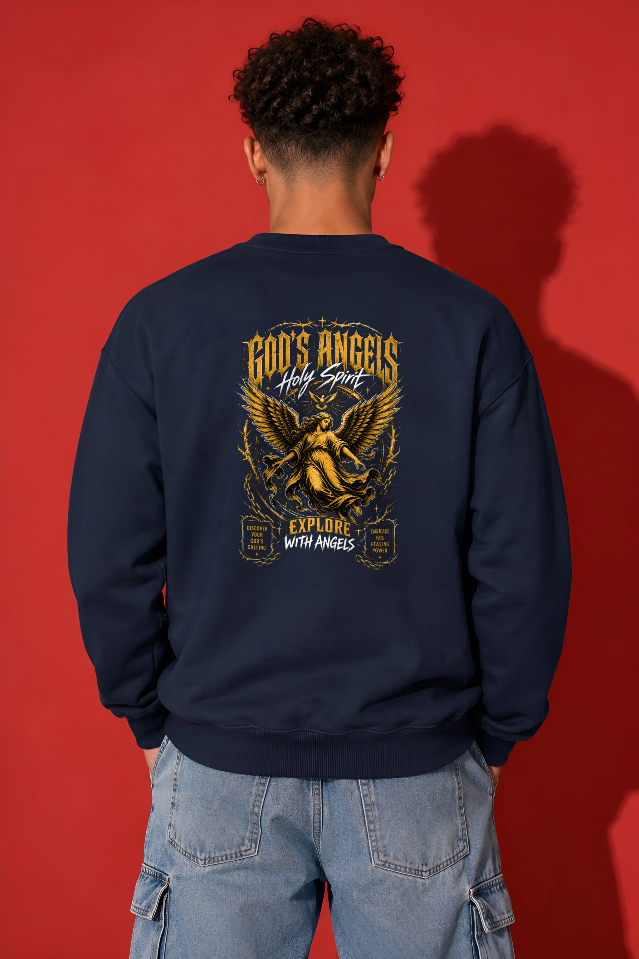 "God’s Angels" 1 Crewneck Sweatshirt