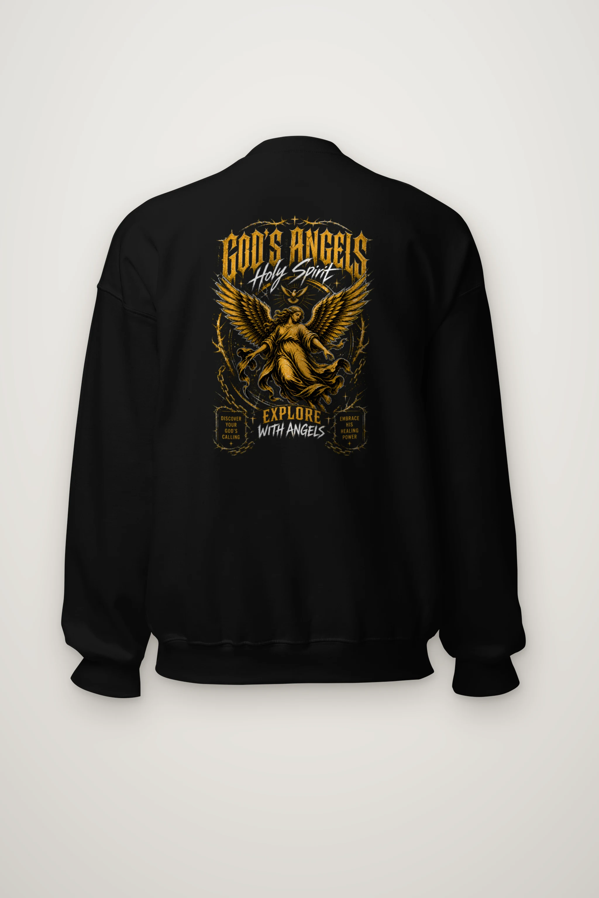 "God’s Angels" Heavy Blend Unisex Crewneck Sweatshirt