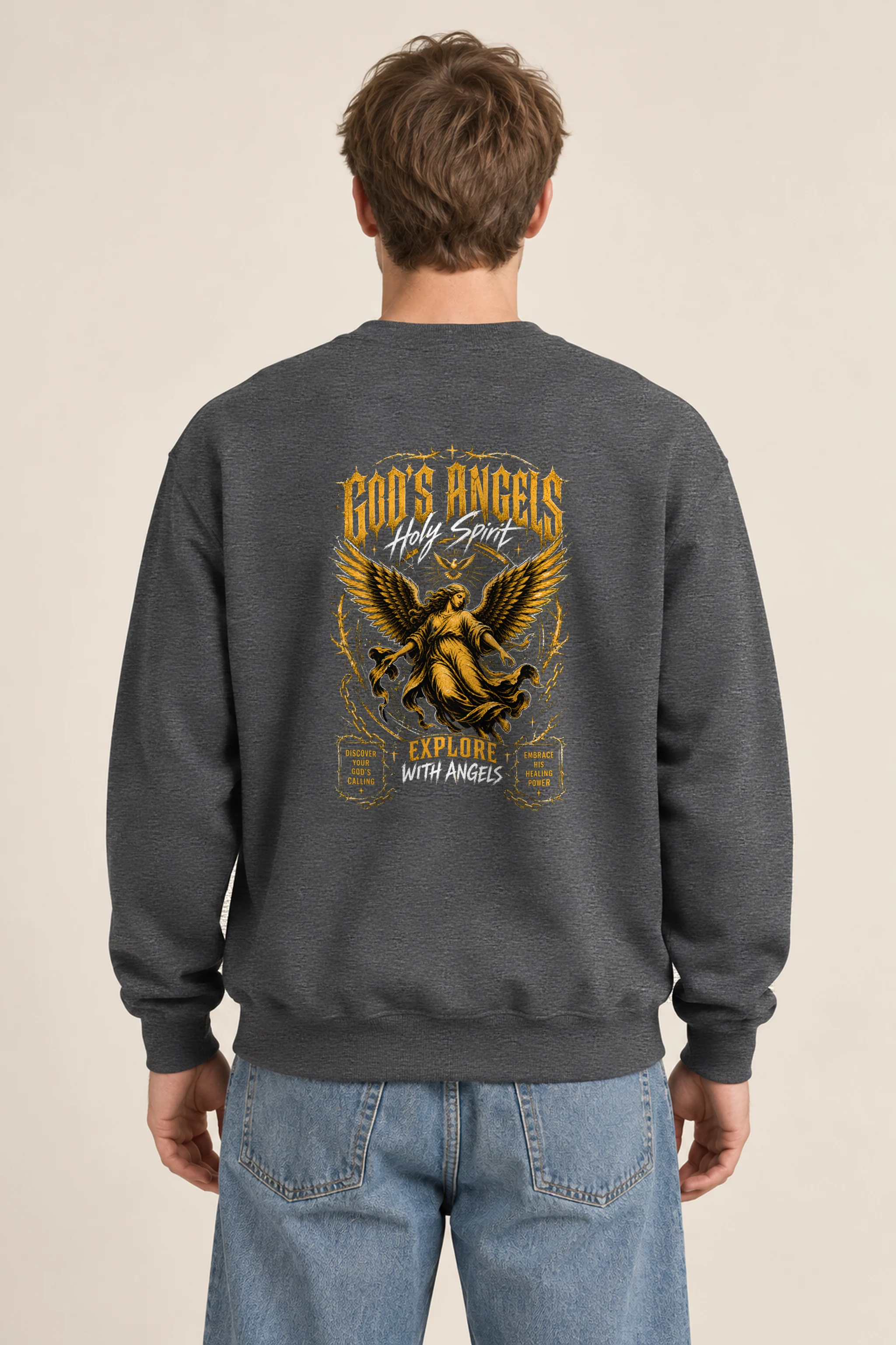 "God’s Angels" 1 Crewneck Sweatshirt