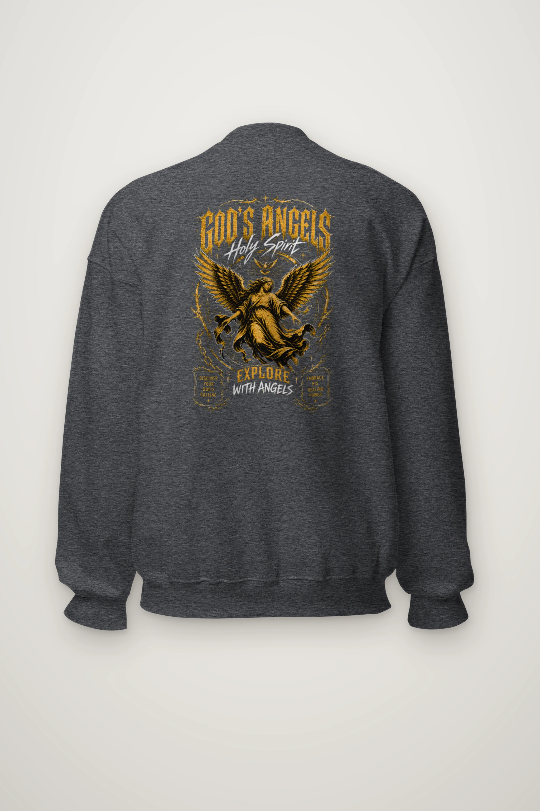 "God’s Angels" Heavy Blend Unisex Crewneck Sweatshirt