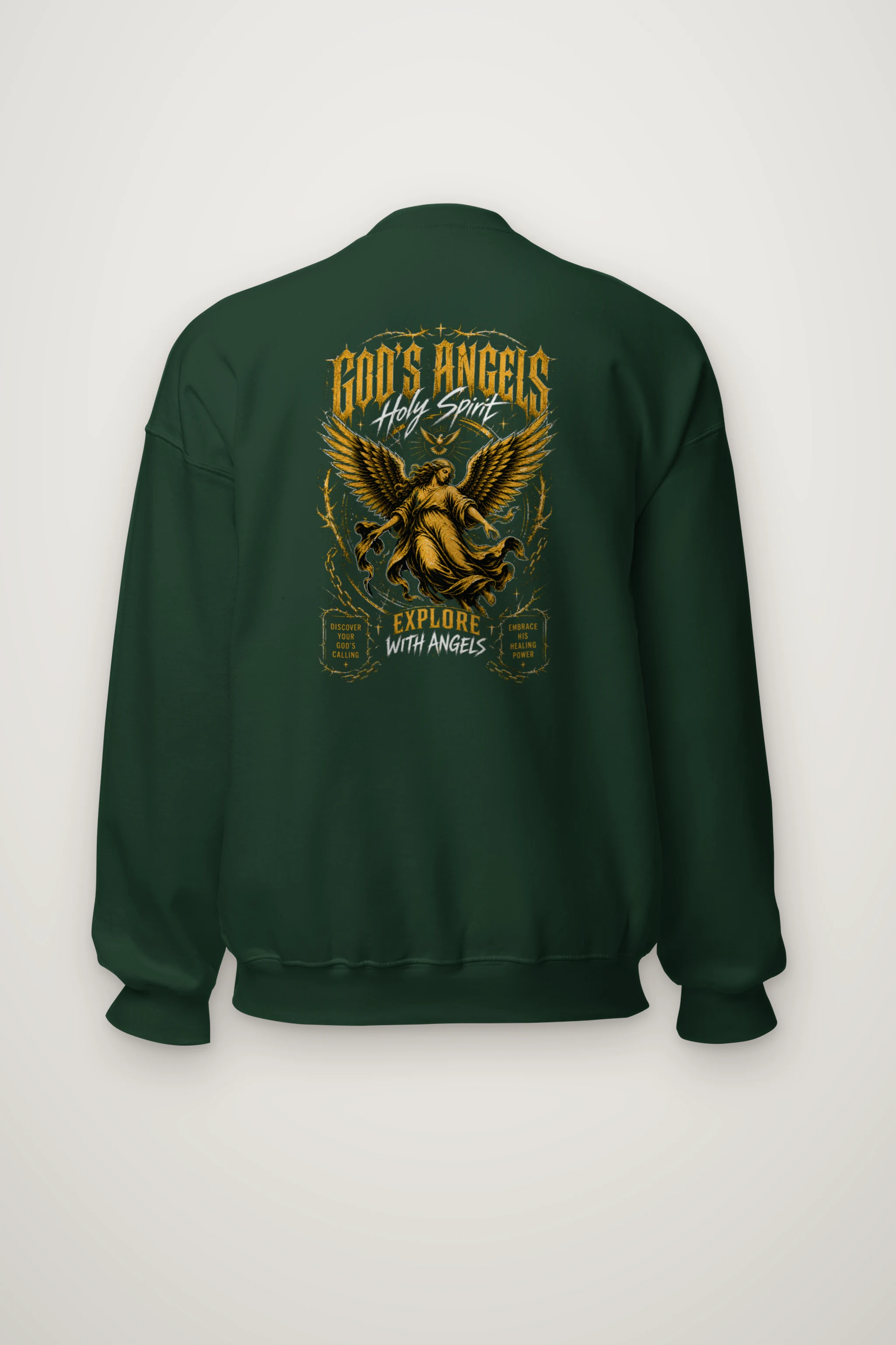 "God’s Angels" Heavy Blend Unisex Crewneck Sweatshirt