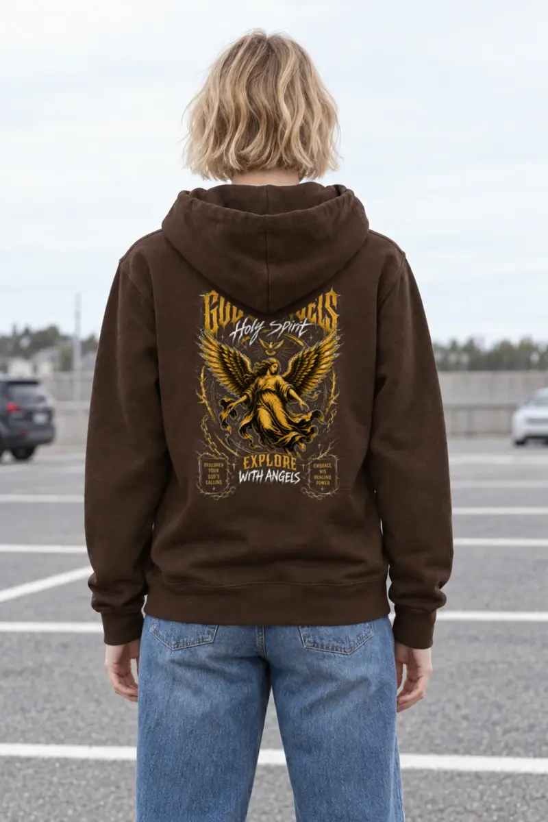 "God's Angels" Heavy Blend Unisex Pullover Hoodie