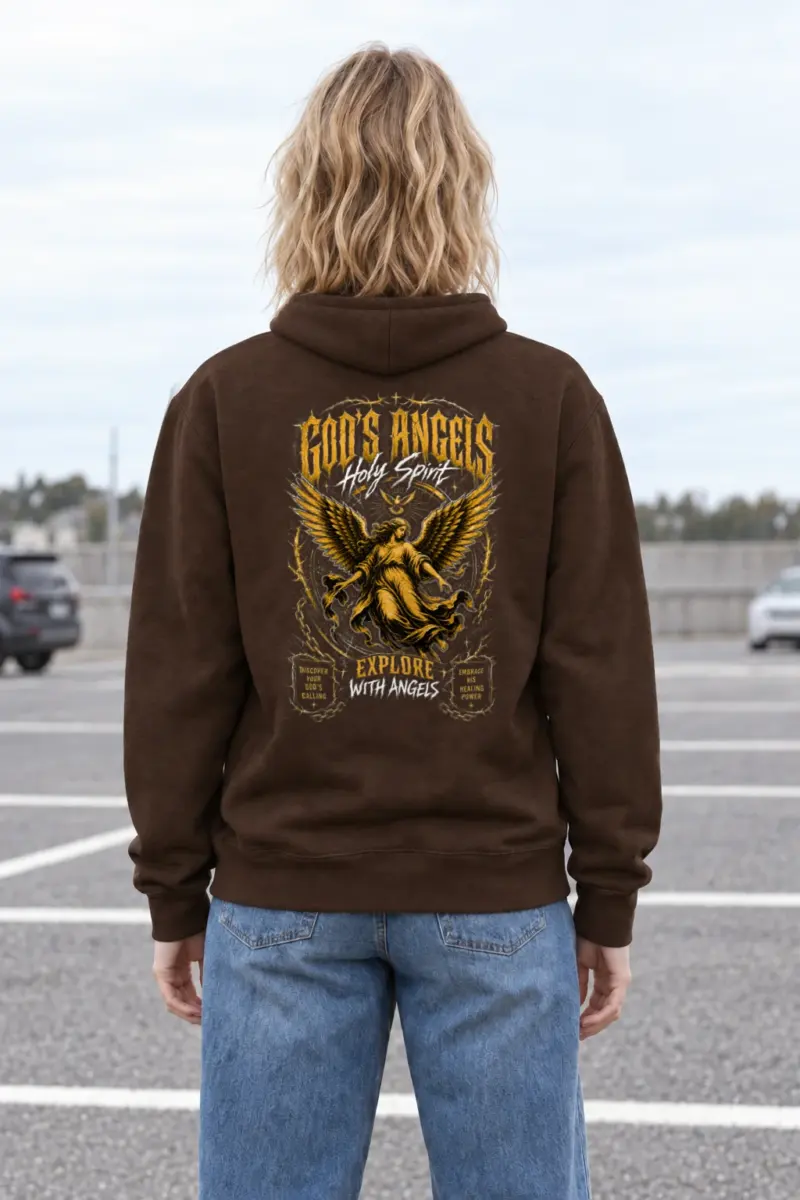 "God's Angels" Heavy Blend Unisex Pullover Hoodie