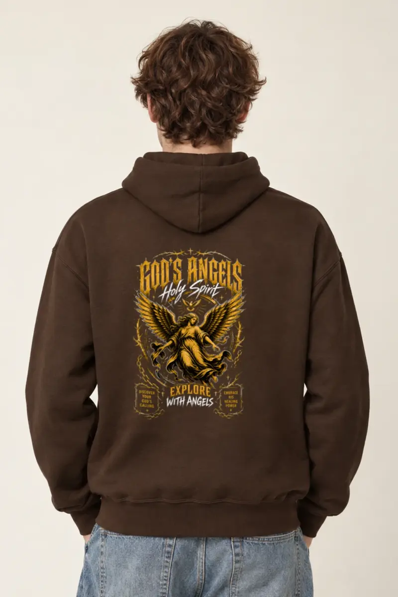 "God's Angels" Heavy Blend Unisex Pullover Hoodie