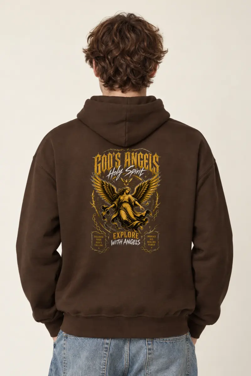 "God's Angels" Heavy Blend Unisex Pullover Hoodie